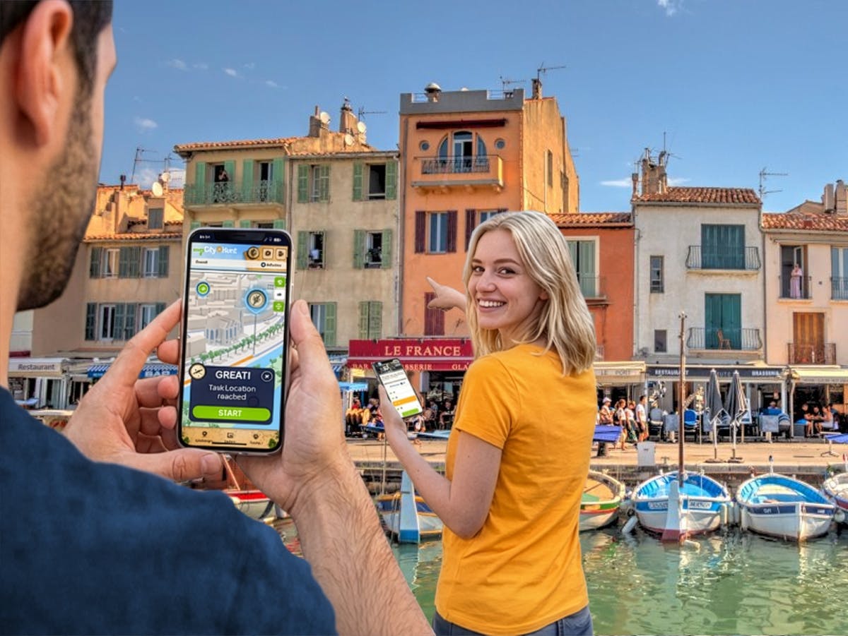 Samodzielne cyfrowe poszukiwanie skarbów w Aix-en-Provence