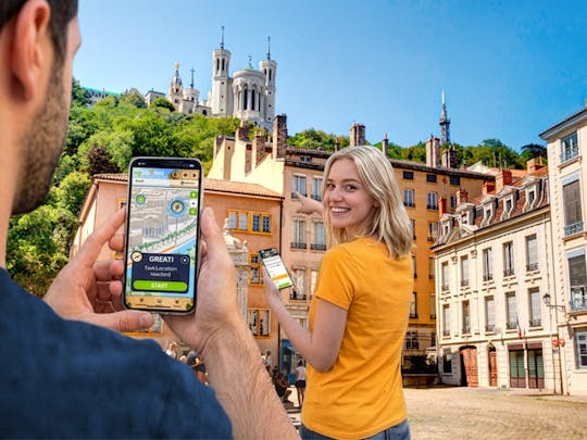 Samodzielne cyfrowe poszukiwanie skarbów w Lyonie