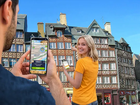 Caccia al tesoro digitale autoguidata a Rennes