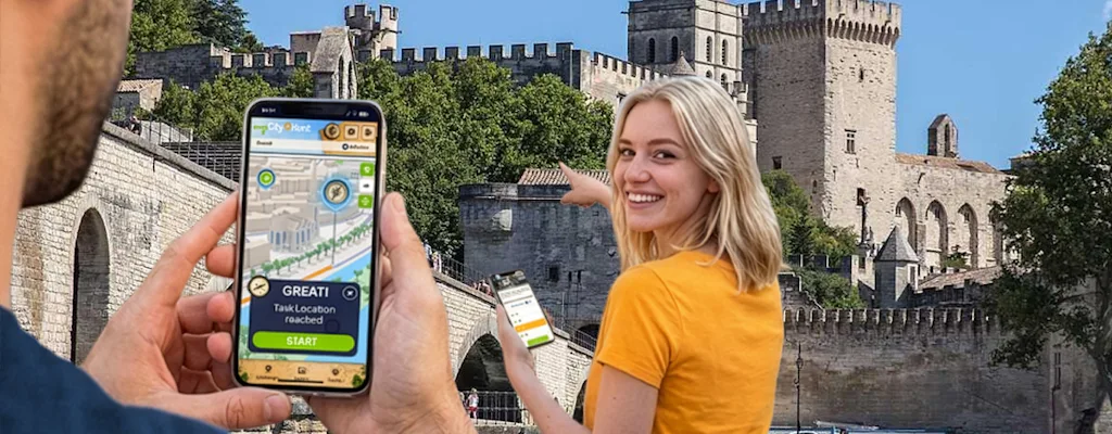 Self-guided digital scavenger hunt in Avignon