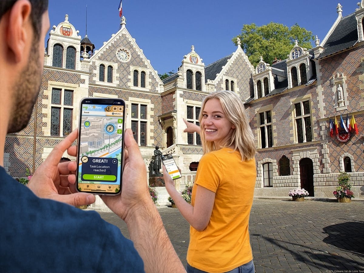 Caça ao tesouro digital auto-guiada em Orléans