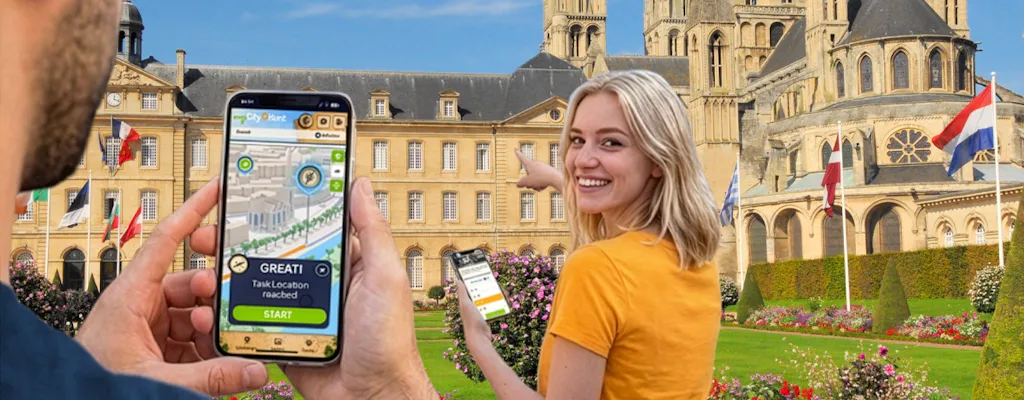 Chasse au trésor numérique autoguidée à Caen