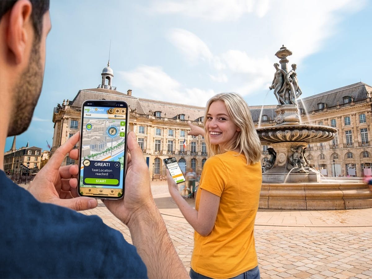 Samodzielne cyfrowe poszukiwanie skarbów w Bordeaux