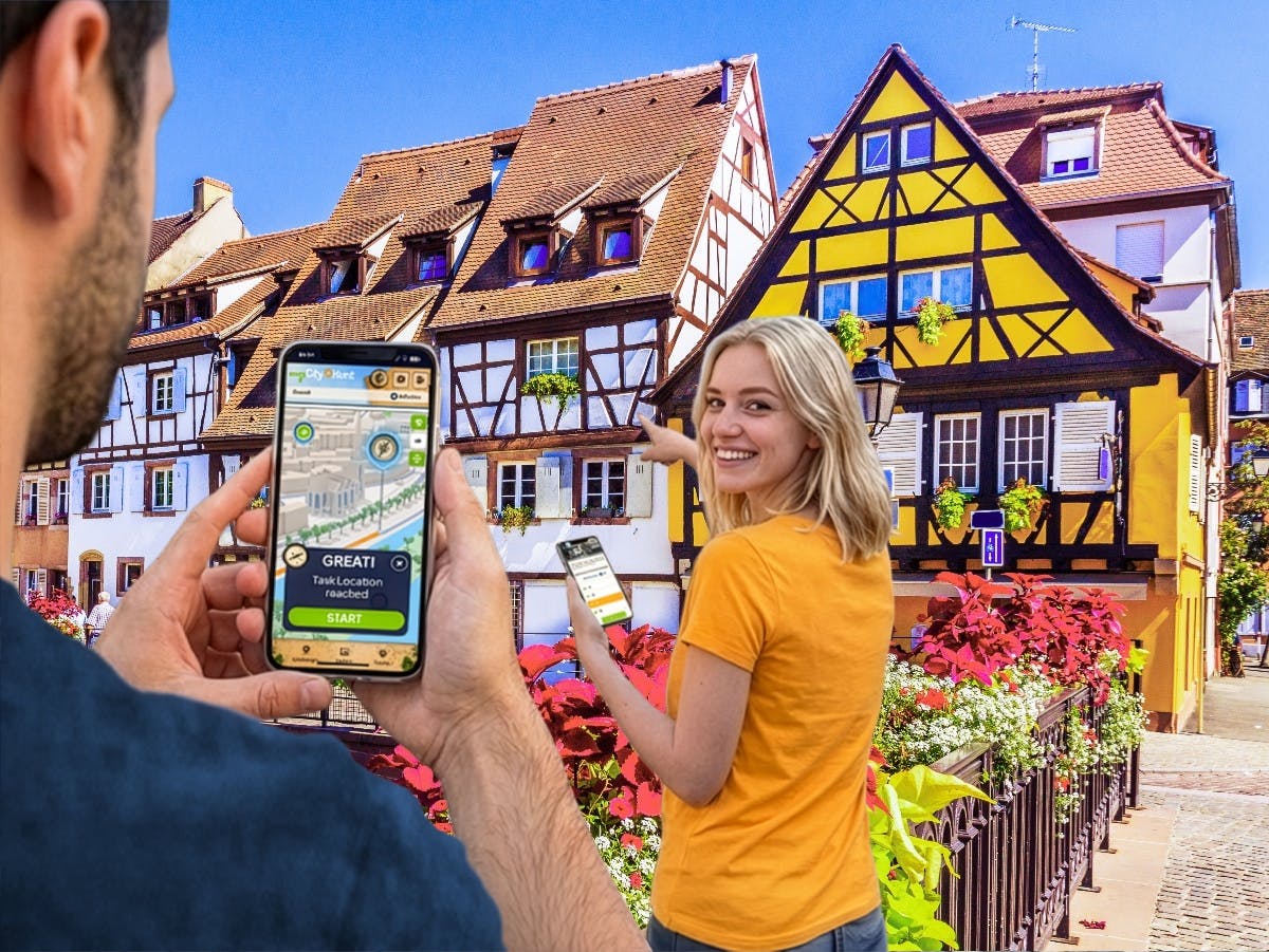 Samodzielne cyfrowe poszukiwanie skarbów w Colmar