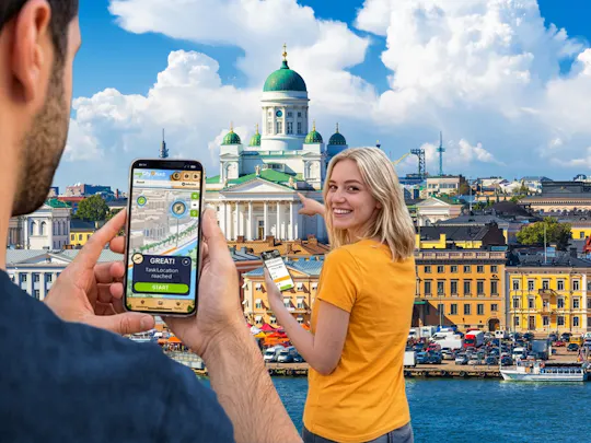 Self-guided digital scavenger hunt in Helsinki