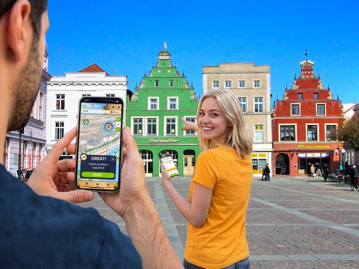 Self-guided digital scavenger hunt in Güstrow