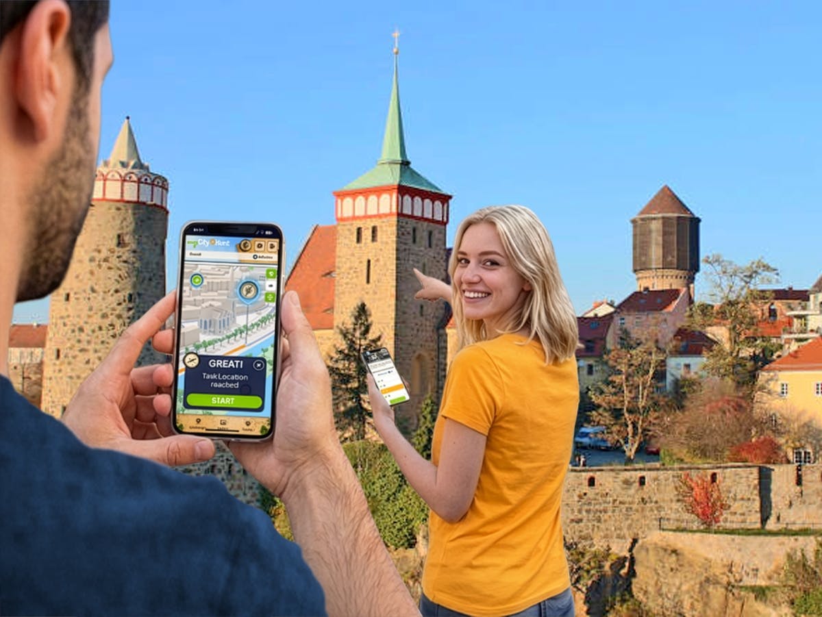 Self-guided digital scavenger hunt in Bautzen