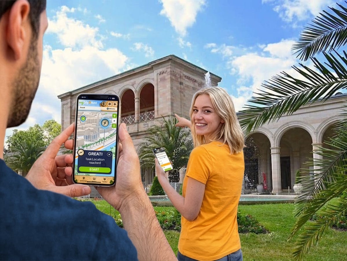 Samodzielne cyfrowe poszukiwanie skarbów w Bad Kissingen