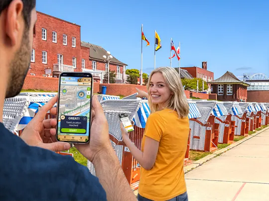 Caça ao tesouro digital auto-guiada em Wilhelmshaven