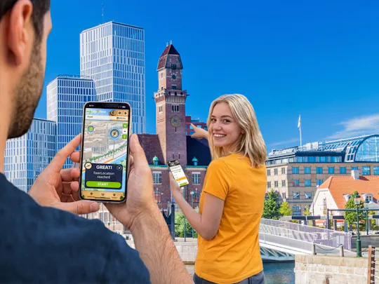 Self-guided digital scavenger hunt in Malmö