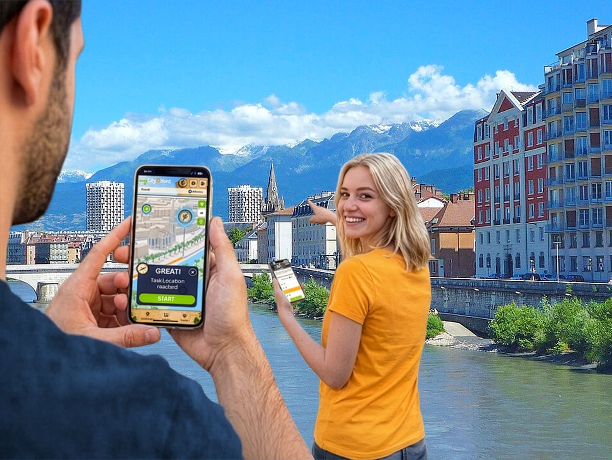 Chasse au trésor numérique autoguidée à Grenoble