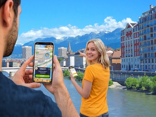 Self-guided digital scavenger hunt in Grenoble