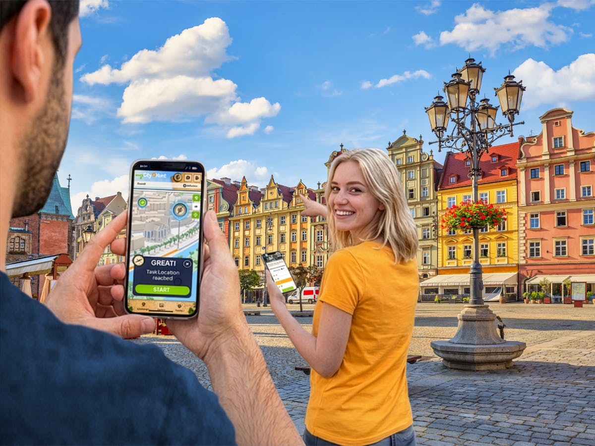 Samodzielne cyfrowe poszukiwanie skarbów we Wrocławiu