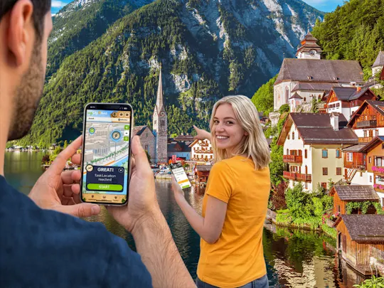 Self-guided digital scavenger hunt in Hallstatt
