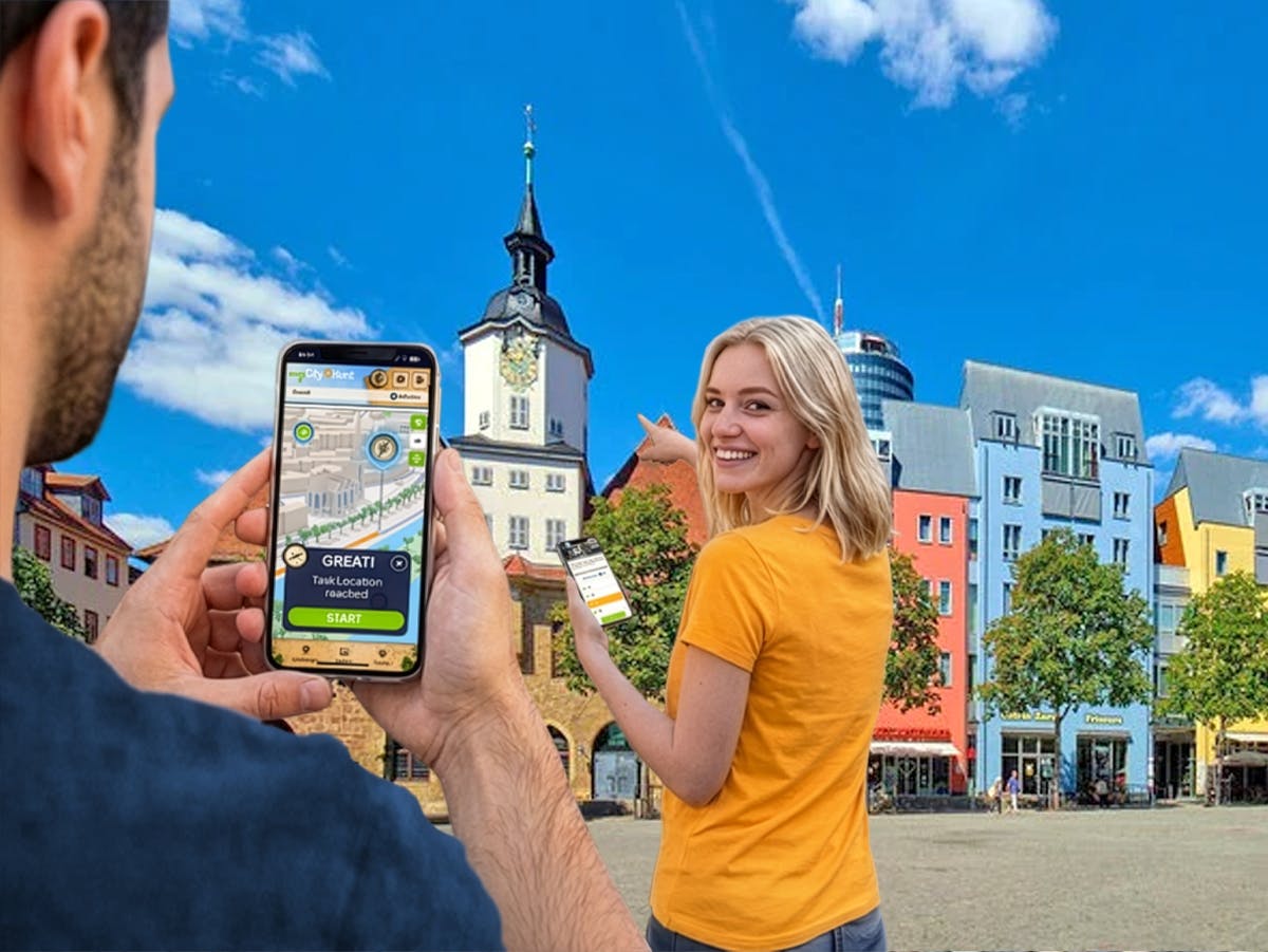 Chasse au trésor numérique autoguidée à Iéna