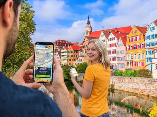 Caça ao tesouro digital auto-guiada em Baden-Baden