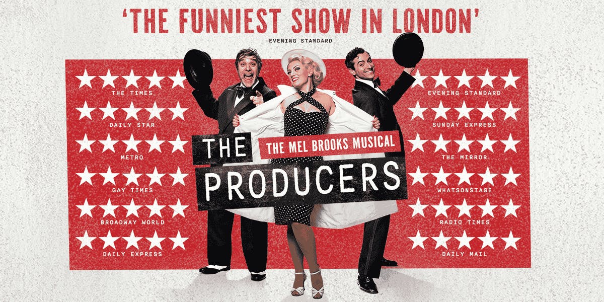 The Producers kaartjes met twee-gangen diner voorafgaand aan het theater