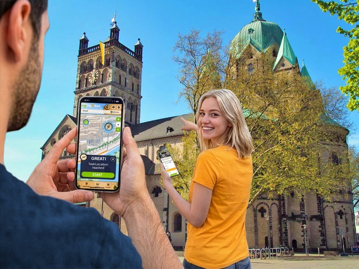 Self-guided digital scavenger hunt in Neuss