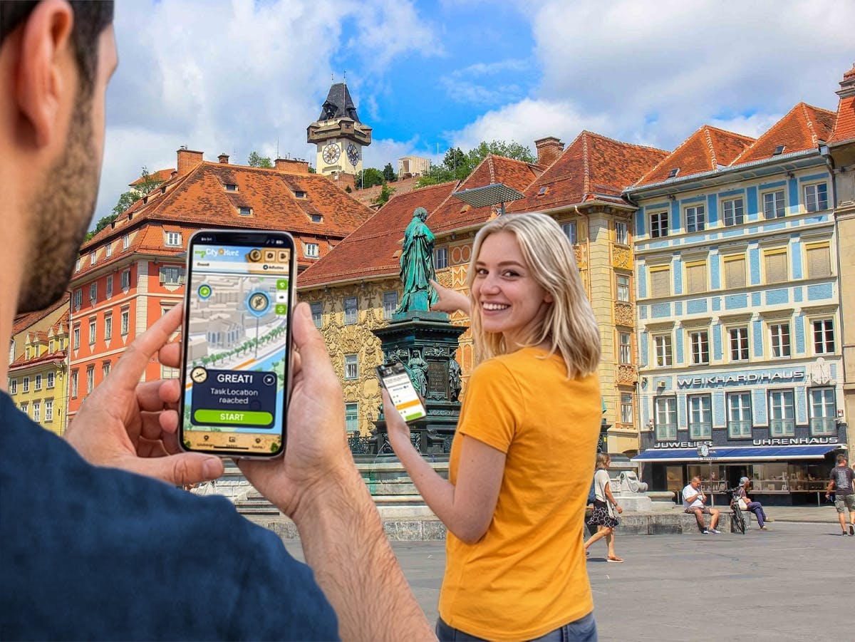 Self-guided digital scavenger hunt in Graz