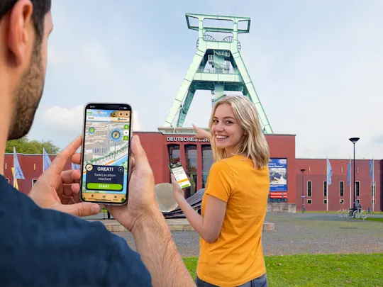 Caça ao tesouro digital auto-guiada em Bochum