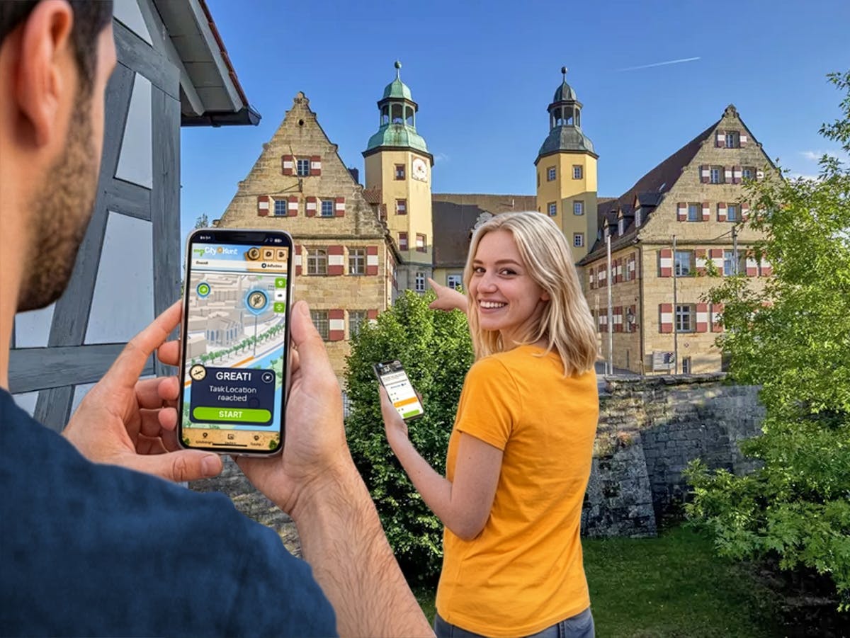 Caccia al tesoro digitale autoguidata a Hersbruck