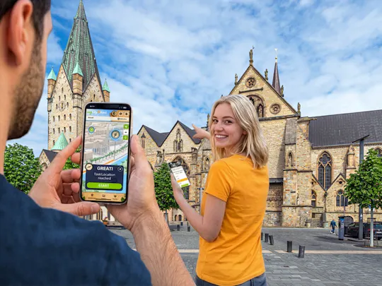 Self-guided digital scavenger hunt in Paderborn