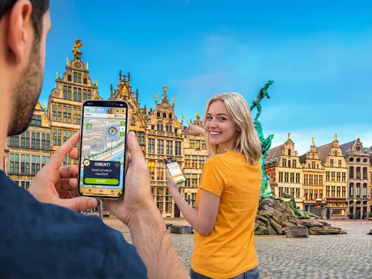 Self-guided digital scavenger hunt in Antwerp