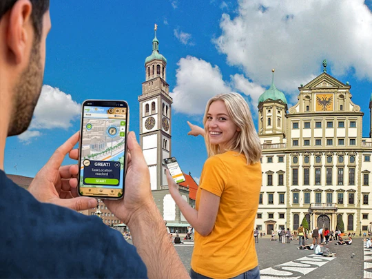 Self-guided digital scavenger hunt in Augsburg
