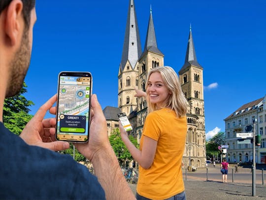 Samodzielne cyfrowe poszukiwanie skarbów w Bonn