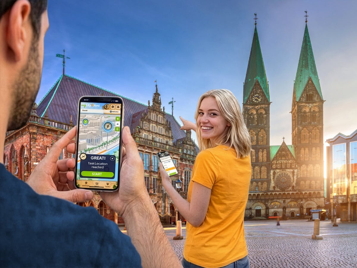 Caccia al tesoro digitale autoguidata a Brema
