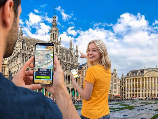 Self-guided digital scavenger hunt in Brussels