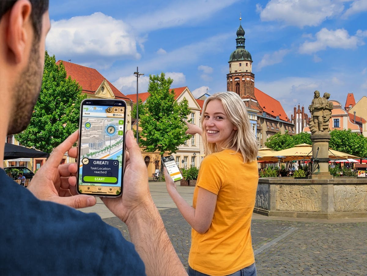 Self-guided digital scavenger hunt in Cottbus