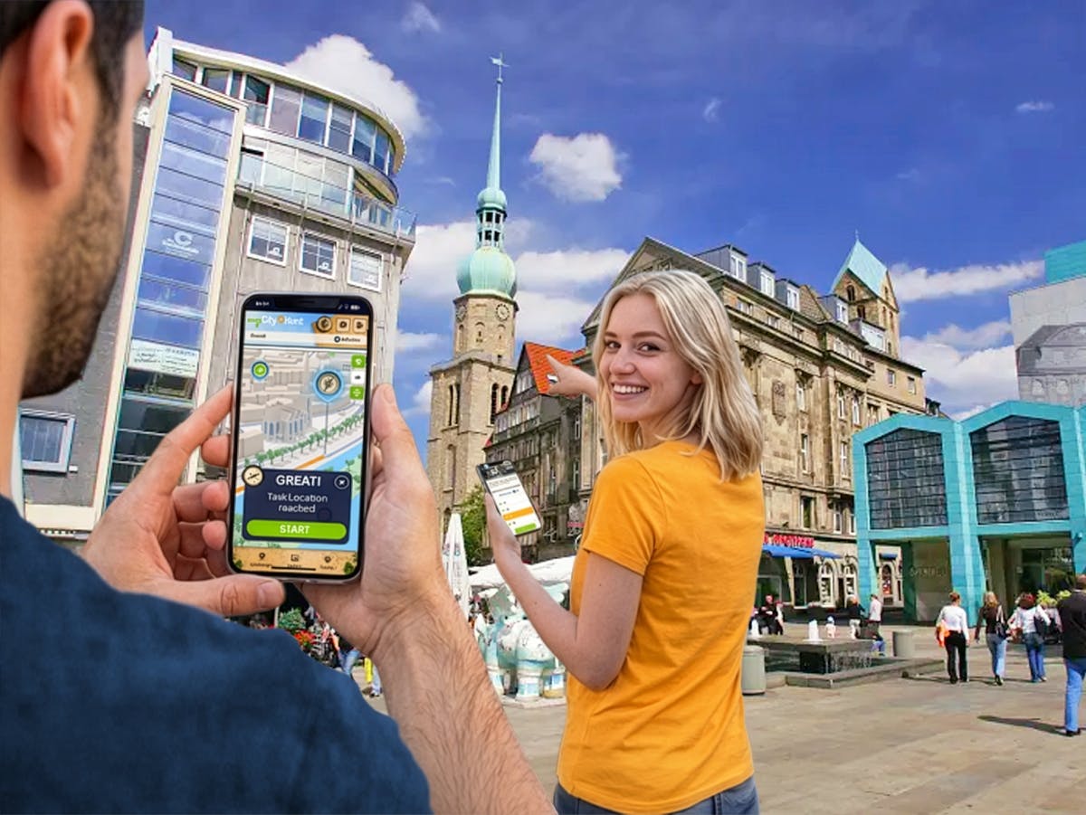 Self-guided digital scavenger hunt in Dortmund