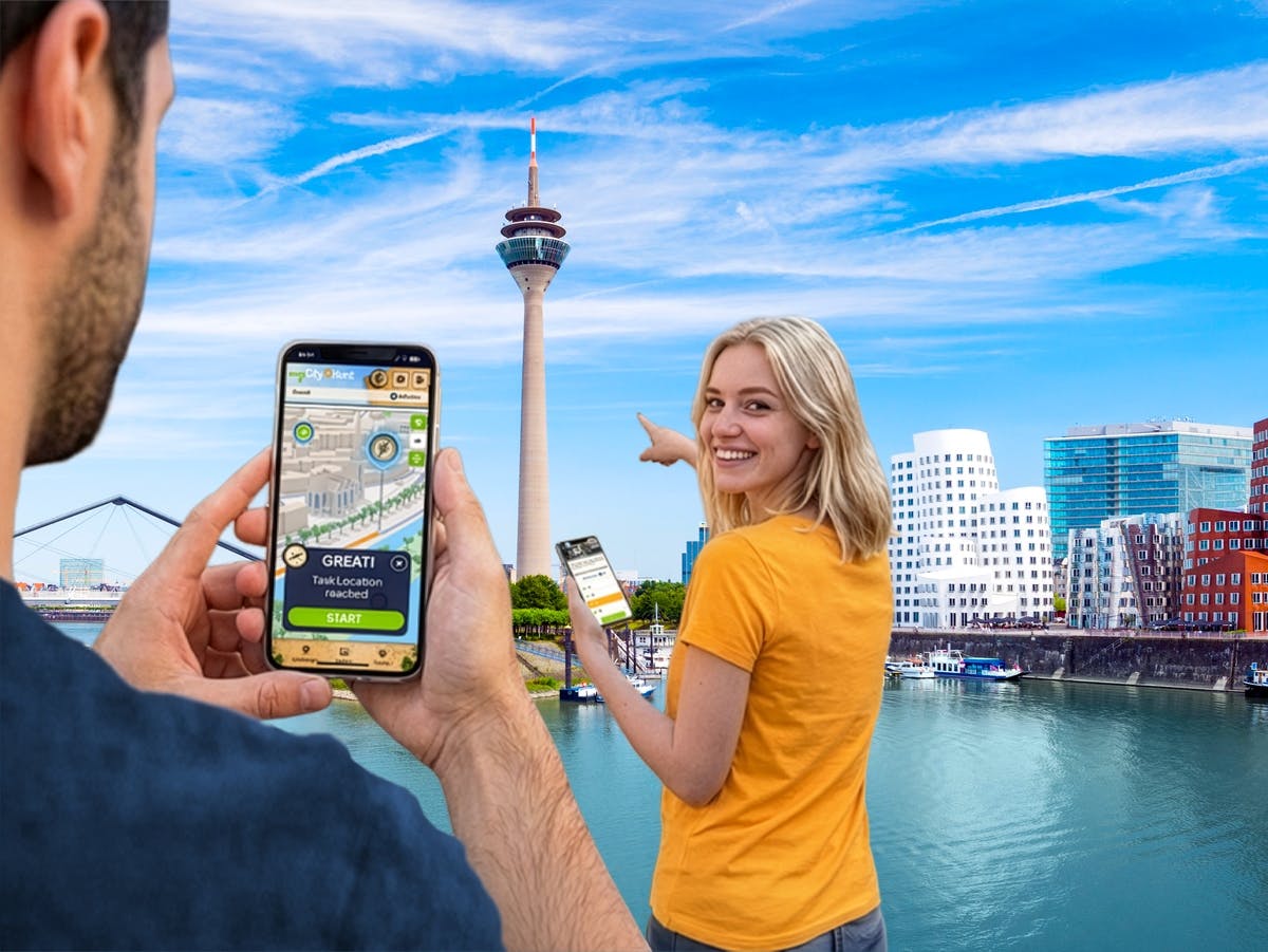 Yincana digital autoguiada en Düsseldorf