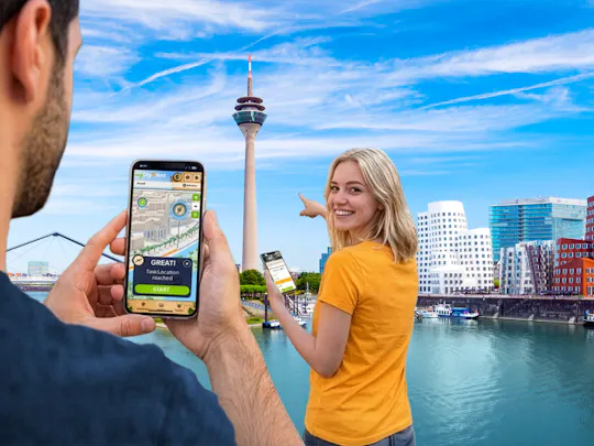 Self-guided digital scavenger hunt in Düsseldorf