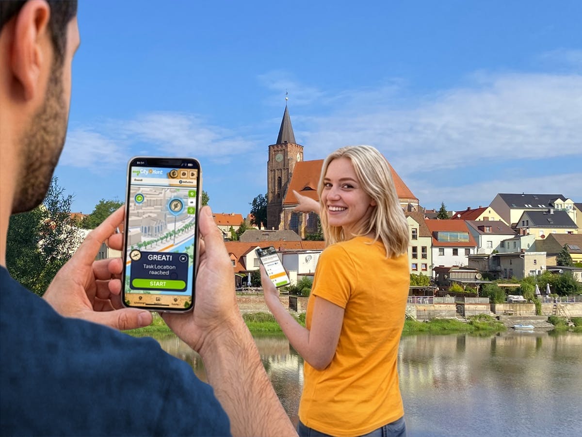 Self-guided digital scavenger hunt in Eisenhüttenstadt