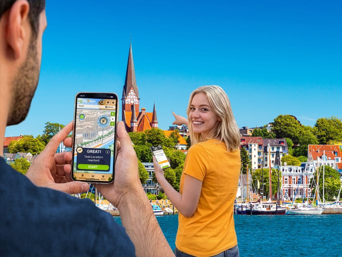 Samodzielne cyfrowe poszukiwanie skarbów we Flensburgu