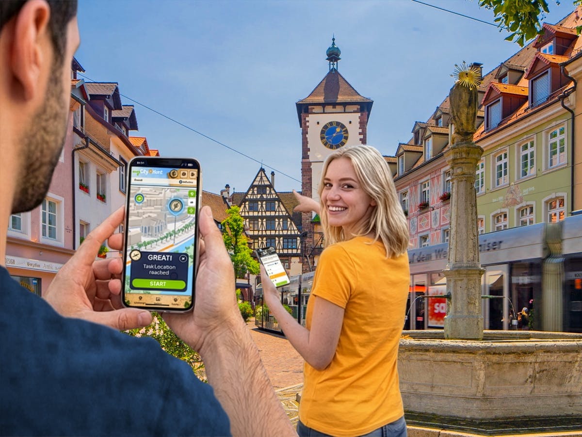 Chasse au trésor numérique autoguidée à Fribourg