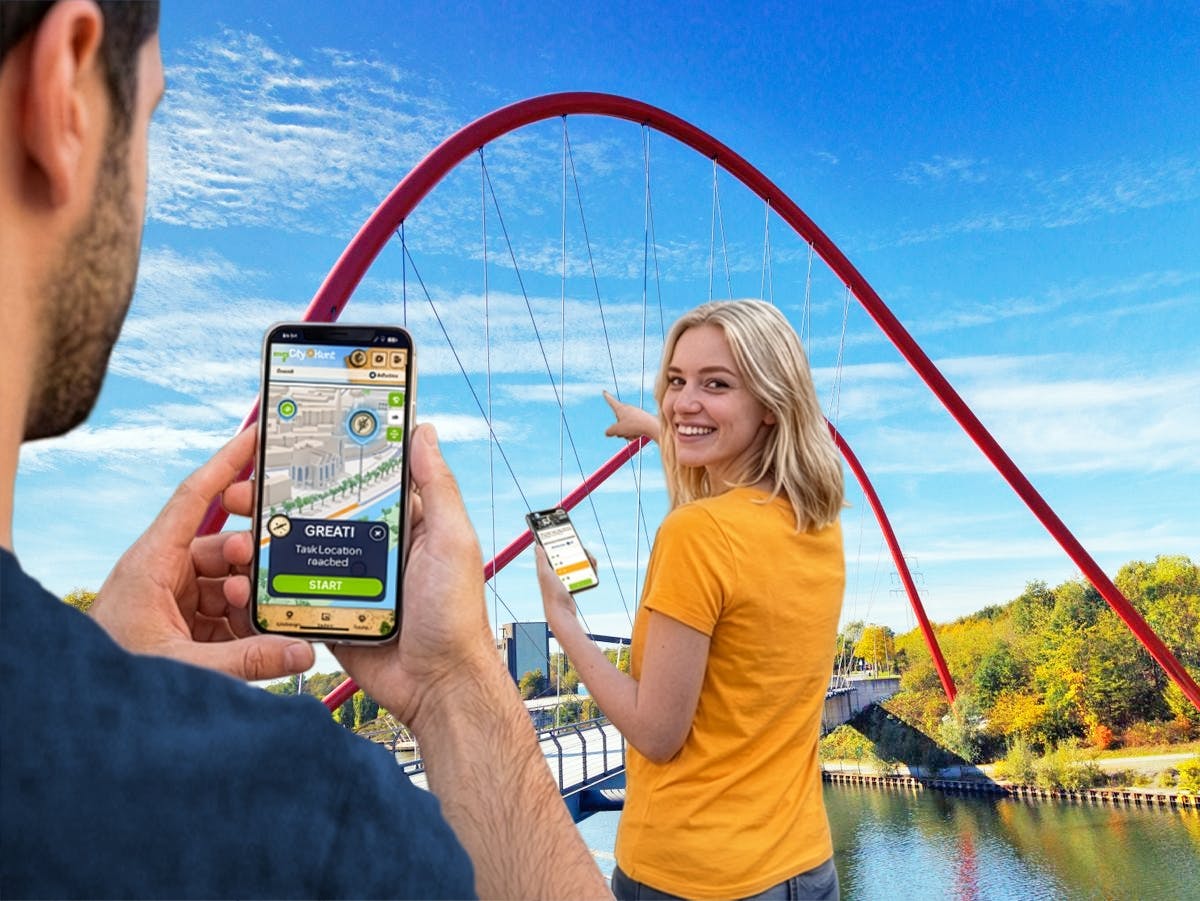 Self-guided digital scavenger hunt in Gelsenkirchen