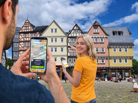 Caccia al tesoro digitale autoguidata a Gießen