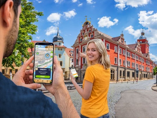 Caccia al tesoro digitale autoguidata a Gotha