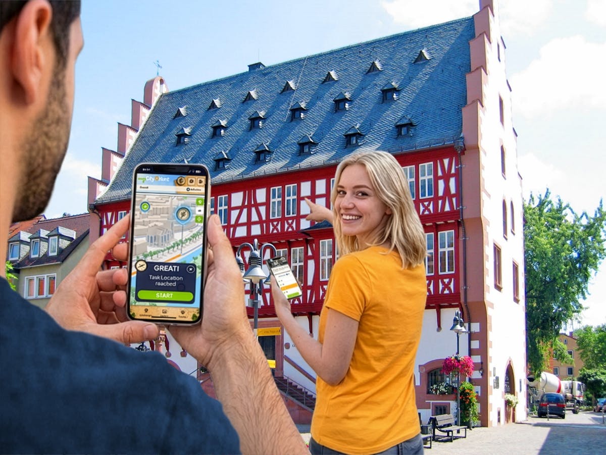 Caccia al tesoro digitale autoguidata ad Hanau