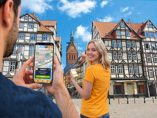 Caccia al tesoro digitale autoguidata ad Hannover