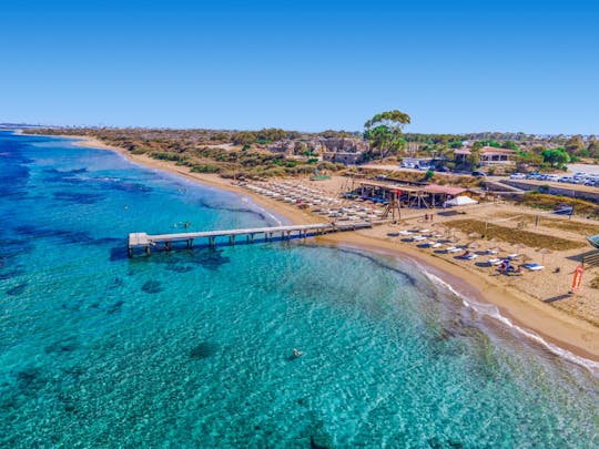 Półdniowa wycieczka z przewodnikiem po Warosii i plaży w Salaminie z lunchem