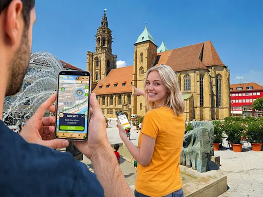 Caça ao tesouro digital auto-guiada em Heilbronn