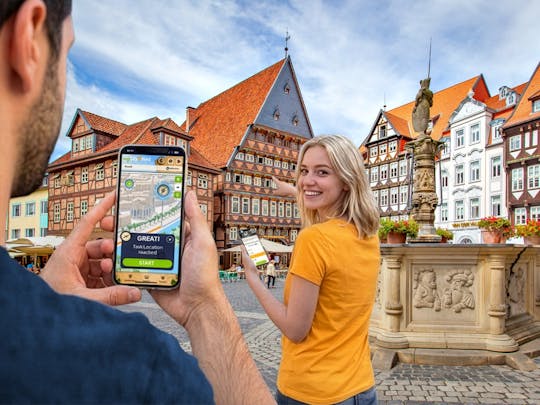 Self-guided digital scavenger hunt in Hildesheim