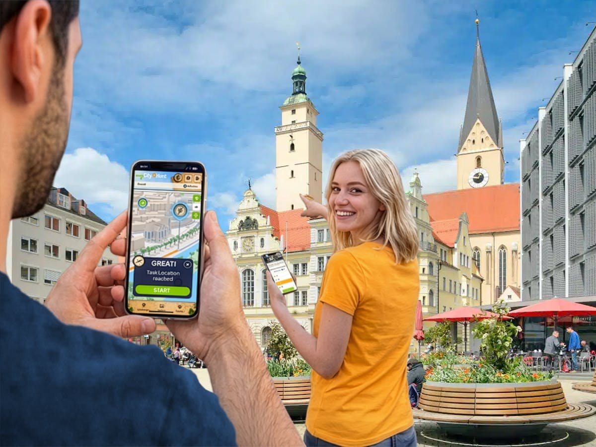 Samodzielne cyfrowe poszukiwanie skarbów w Ingolstadt