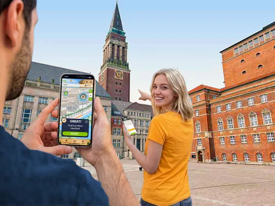 Caça ao tesouro digital auto-guiada em Kiel
