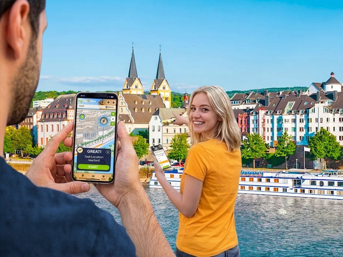 Self-guided digital scavenger hunt in Koblenz