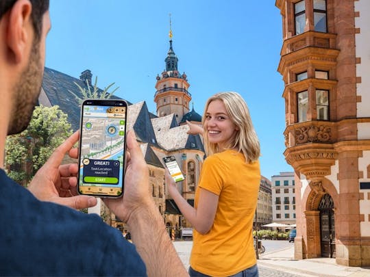 Caccia al tesoro digitale autoguidata a Lipsia
